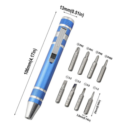 8-in-1 Screwdriver Pocket Pen