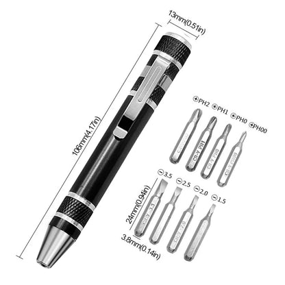 8-in-1 Screwdriver Pocket Pen